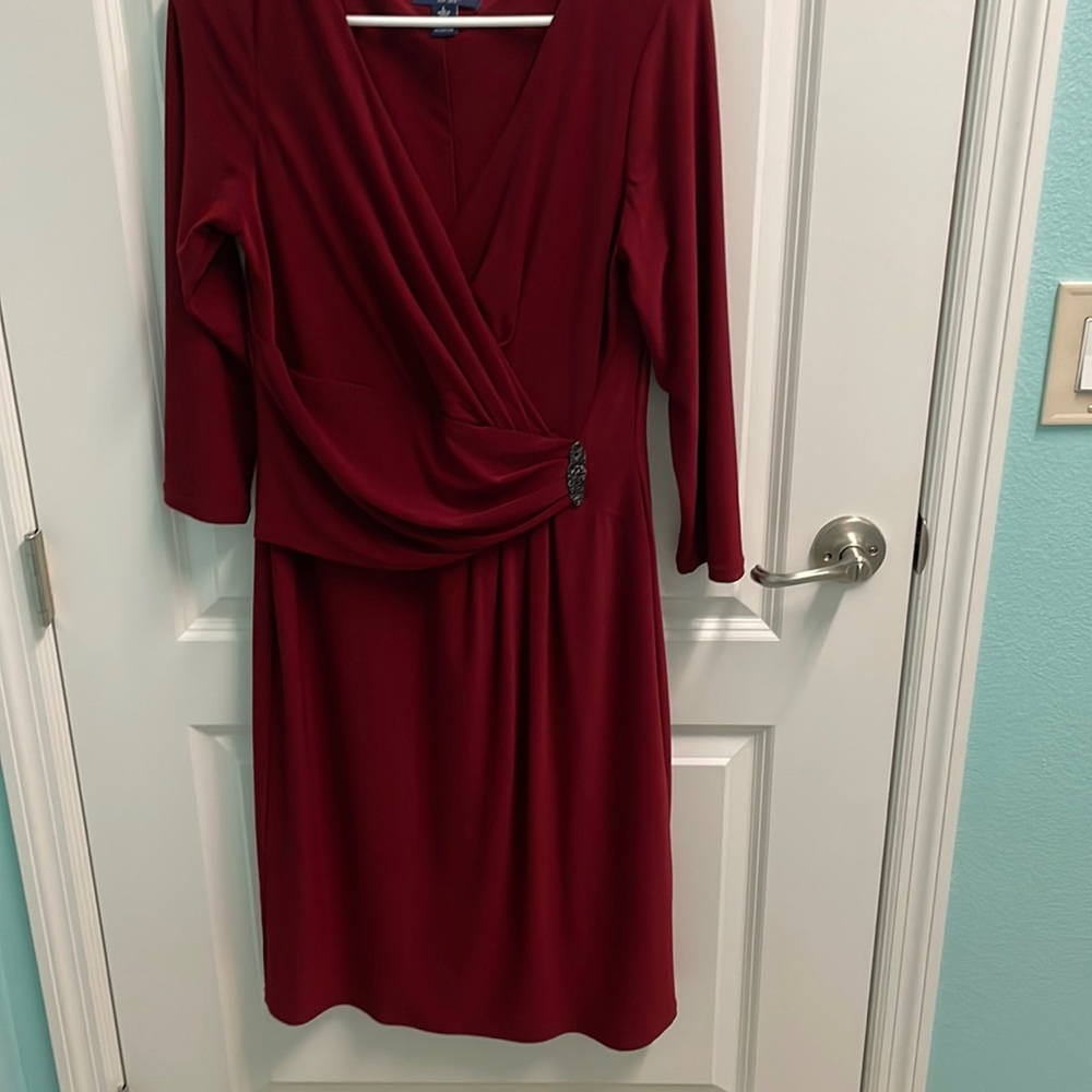 Chaps long sleeve dress